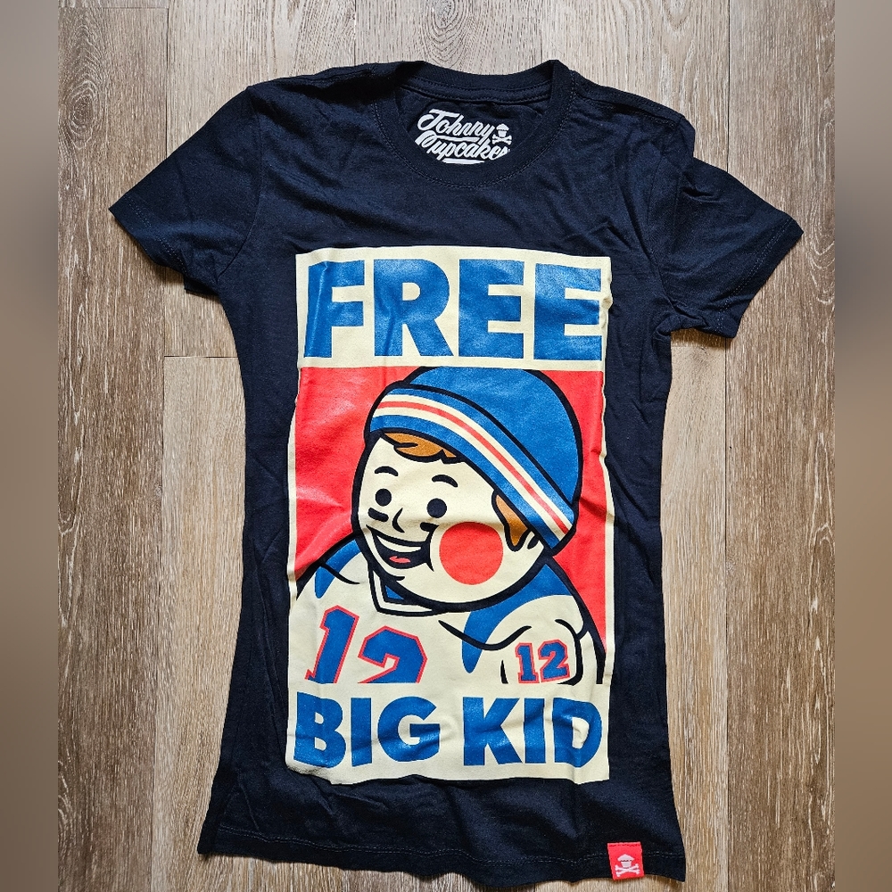 Johnny Cupcakes Free Big Kid Womens Tee size small